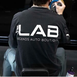 The Lab Long Sleeve LAB Tee Black 2XL NWT